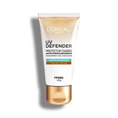 Protetor Solar Facial L'Oréal UV Defender Antioleosidade Cor Escura FPS60 com 40g 40g