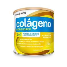Colágeno Hidrolisado 2Em1 - 250G - Manga Com Maracujá - Maxinutri