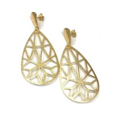 Brinco Gota - Banhado em Ouro 18k