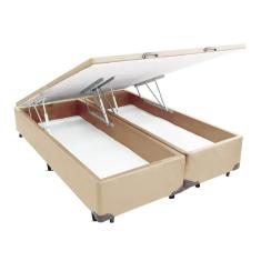Cama Box Cosmopolita Baú King Size Corano  Areia  193x203