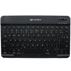 Teclado Sem Fio Bluetooth Multimídia K-Bt40Bk Mini, C3Tech