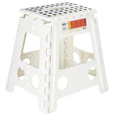 Banqueta Plástica Dobrável Grande Escada Vig Ordene Or10502