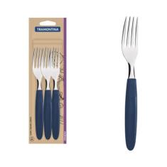 Conjunto de Garfos de Mesa Tramontina Ipanema com Lâminas em Aço Inox 