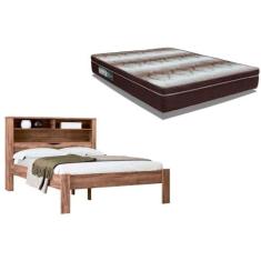 Colchão Casal Ortopédico Ortobom + Cama Invicta Atacama - Santos Andir