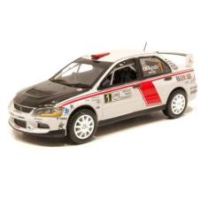Miniatura Lancer Evolution X Rally Africa 2008 1:43 Vitesse, Branco