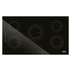 Cooktop de Indução Cinco Bocas eos Preto 9500W ECI05EP 220V