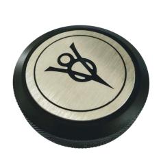 Tampa De Radiador Billet Black V8