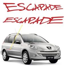 Adesivo Escapade Peugeot 206 Sw Emblema Lateral Vermelho - SPORTINOX, 