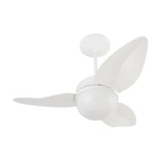Ventilador de Teto Aliseu Smart Branco com controle de parede, 110V