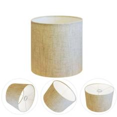 Cúpula Abajur Cilíndrica Cp-7009 ø25x20cm Rustico Bege