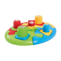 Brinquedo Didático Duo Baby Puzzle 10 Peças De Quebra Cabeça Infantil