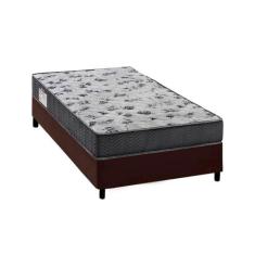 Cama Box Solteiro: Colchão Anatômico Ortobom D33/EP Fort Tech ISO 100 