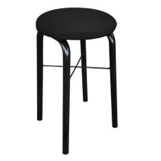 Banqueta Baixa Manu Suede Preto