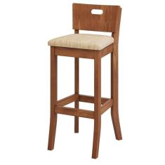 Banqueta Decorativa Dora com Estofado Linho