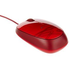 Mouse com fio USB Logitech M105 - Vermelho