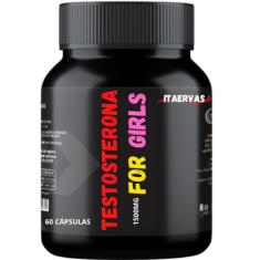 Testosterona FOR GIRLS 1500mg Massa Muscular Hipertrofia Ganhar Peso Rápido