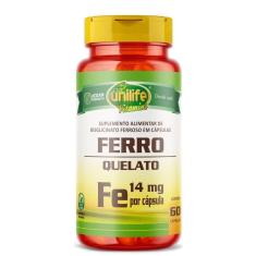 Ferro Quelato 60 Cápsulas 500mg Unilife