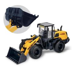 Brinquedo Trator Pá Carregadeira New Holland w170 Articulada - Usual B