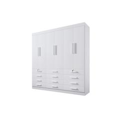 Guarda Roupa Casal 6 portas 12 gavetas Monaco Plus D´Doro