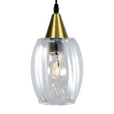 Lustre Pendente Taschibra Badih P Canelado E27 Transparente Bivolt, Ou