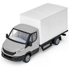 Caminhão Baú Iveco Daily Miniatura 1/30 Com Pneus De Borracha Usual Br
