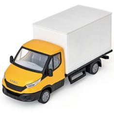 Mini Caminhão Iveco Daily Miniatura Abre Porta Baú Usual Brinquedos, A