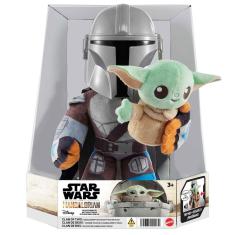Boneco Star Wars Mandalorian e Grogu Mattel