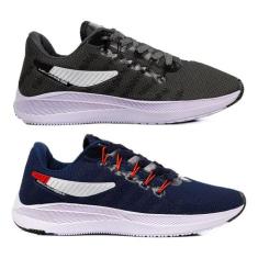 Kit 2 Tenis Academia Confortável Corrida Caminhada 34-43 - Oldsen, Mar