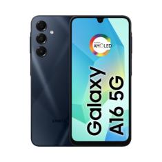 Celular Samsung Galaxy A16 5G, 256GB + 8GB RAM, Câmera de até 50MP, Tela 6.7", NFC, IP54, Bateria 5000 mAh - Azul Escuro
