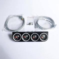 Kit 4 Manômetros Mecânico Injeção Para Ford Maverick