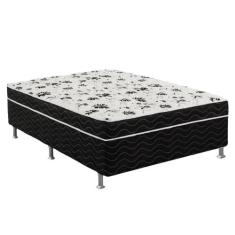 Cama box casal conjugada ortopédica 8cm Confort - RR COLCHOES