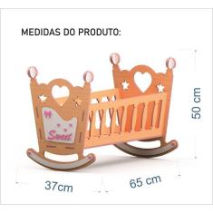 Berço Star Compatível Com Bebe Reborn R - Darama