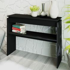 Aparador Com Prateleira Preto 003907 - Artely