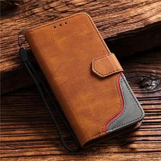 Capa Flip Phone para iPhone 14 11 12 Pro Max 13 Mini XR X XS 7 8 Plus 6 6S Plus SE 2020 Carteira de couro, marrom, para iPhone 14Pro max