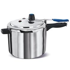 Panela de Pressão Alumínio Polido Pressionella de 10 Litros, Prateado, Ramos