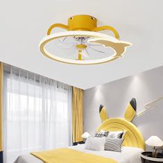 Ventiladores de teto com luzes e controle remoto silencioso LED 3 cores regulável ventilador de teto lustre DC reversível 6 velocidades ventilador lustres luz de teto para quarto sala de est