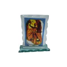 Quadros Decorativos Vidro 14,5X12Cm Exú - Zp7