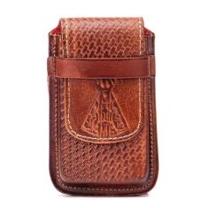 Capa De Couro Premium Bainha Para Celular - Club21 Country, Couro Escu
