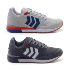 Kit 2 Tênis Esportivo Masculino Casual Corrida Caminhada-Masculino