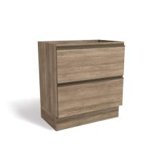 Balcão de Cozinha Gabinete Maxxi G755 c/ 2 Gavetas s/Tampo 80cm Nogal - Kappesberg