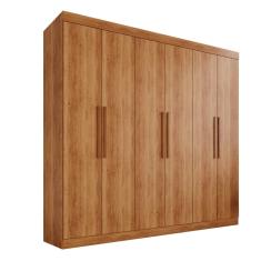 Guarda-Roupa Casal 6 Portas 4 Gavetas Roma - Mais Móveis