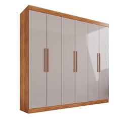 Guarda-Roupa Casal 6 Portas 4 Gavetas Roma - Mais Móveis