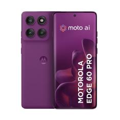 Smartphone Motorola Edge 60 PRO 5G - 256GB 24GB (12GB RAM+12GB Ram Boost) Tela Quad-Curve Moto AI 50MP Sony Camera ultrarresistencia militar IP68+IP69