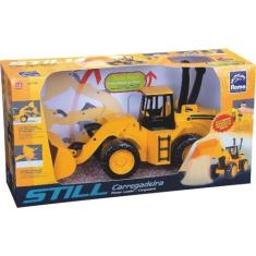 Trator carregadeira still 1710 - ROMA, Amarelo, Carregadeira