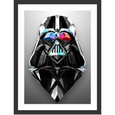 Quadro Decorativo Star Wars Darth Vader Geek Quartos Salas Decorações