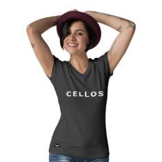 Camiseta Feminina Gola V Cellos Classic I Premium W