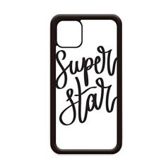 Capa Super Star Citação para iPhone 12 Pro Max para Apple Mini Mobile Case Shell