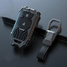 TPHJRM Capa de chave de carro em liga de zinco, capa de chave, adequada para Honda Civic Accord Fit Hrv Crv Jazz City Acessórios para automóveis