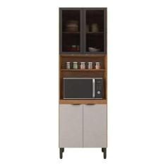 Paneleiro Firenze 2 Portas de Vidro 2 Portas MDP 94551 Demóbile