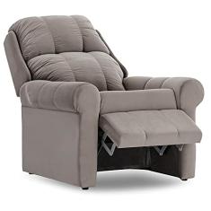 Poltrona Reclinável Herval Slim, Cinza Veludo